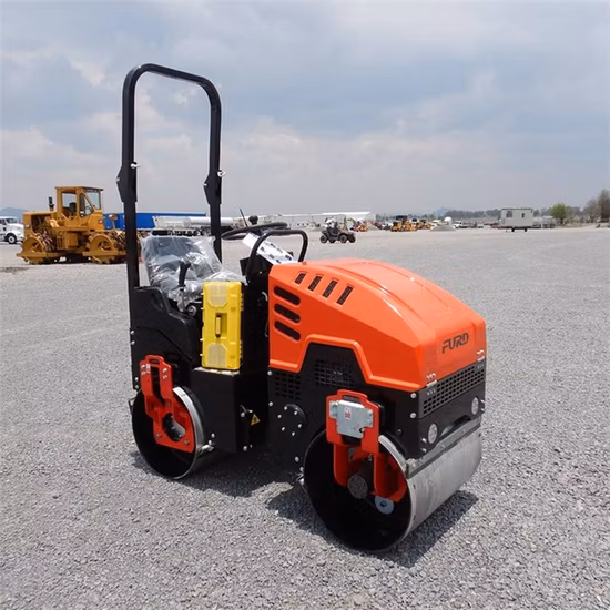 Hydraulic Steering 1 Ton Road Roller Machine Compactor Asphalt Road Roller Fyl-880